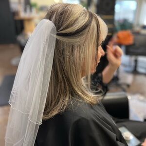 Elegant White Wedding Veil